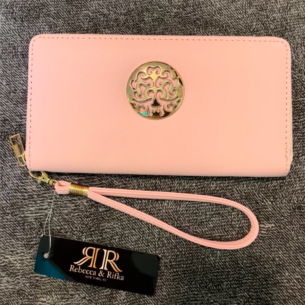 BRAND NEW Rebecca & Rifka ‘Blush’ Zip-Around Wallet